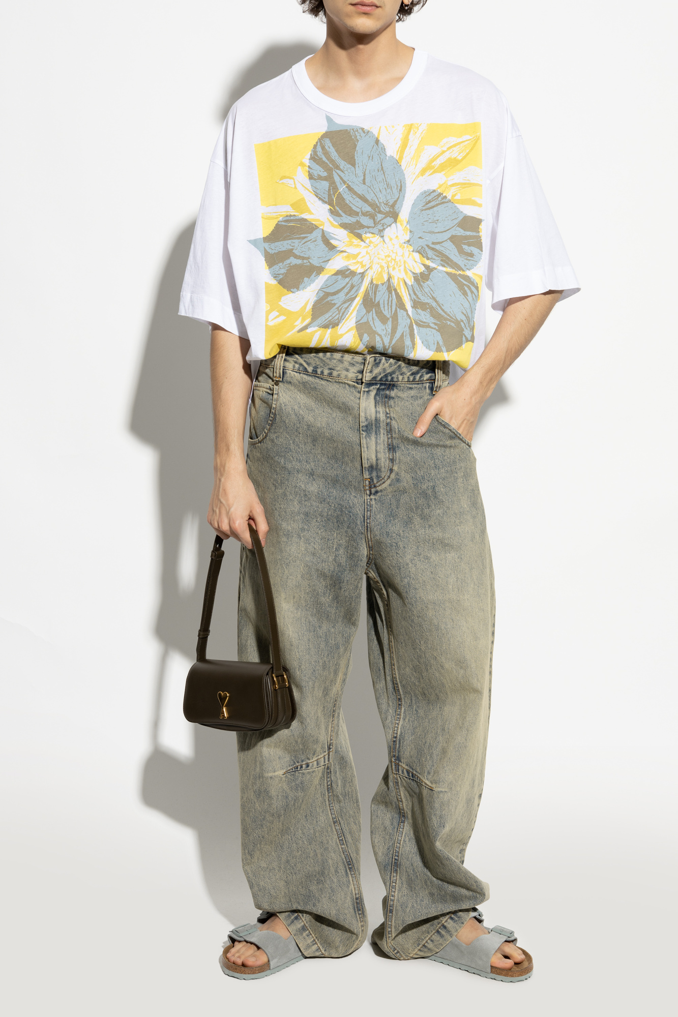 Szary Klapki `Arizona BS` Birkenstock - Vitkac Polska
